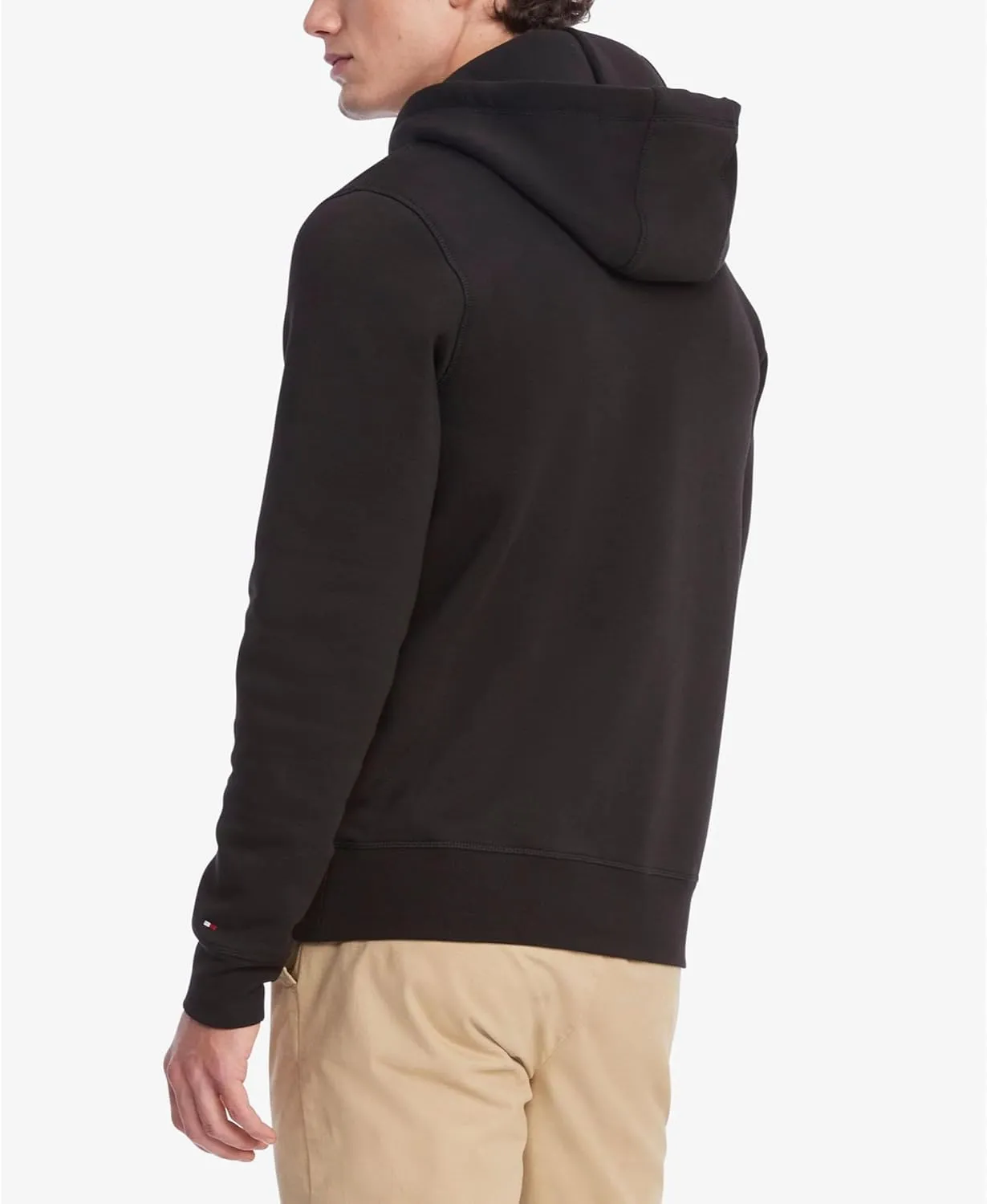 Tommy Hilfiger Men's Medium Weight Fleece Hoodie Sweatshirt with Embroidered Logo, Also Available in Big & Tall