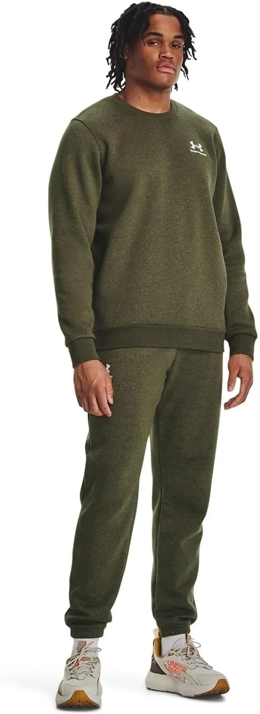 Under Armour Men's Essential Fleece Joggers, Black