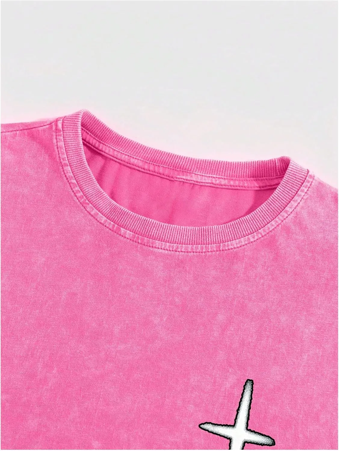 Verdusa Men's Letter Graphic Drop Shoulder T Shirts Casual Round Neck Tee Top