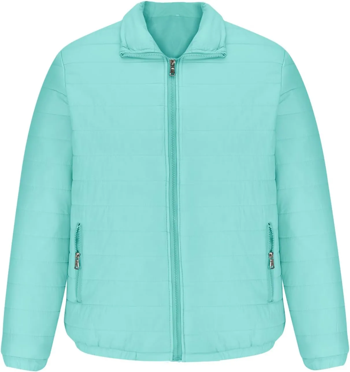 Warm Puffer Jacket Men Lightweight Winter Down Coats Thicken Puffer Jacket Fashion Zipper Puffer Coat