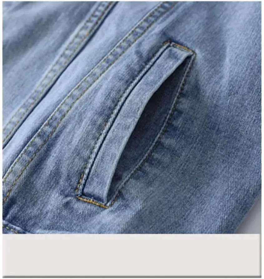 Women Vintage Winter Oversize Denim Washed Jeans Turn-Down Collar Outwear Jacket