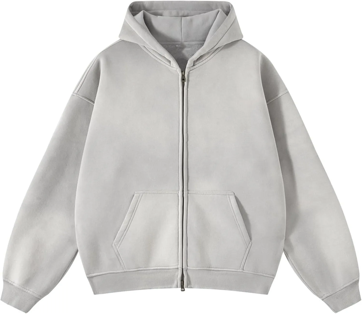 Womens and Mens Zip Up Hoodies Vintage Acid Wash Oversized Sweatshirts Hooded Sweatshirt Streetwear