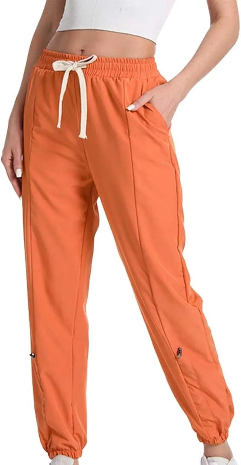 Women's Joggers Drawstring Hiking Pants with Pockets Active Pant for Women Athletic Stretch Breathable Sweatpant