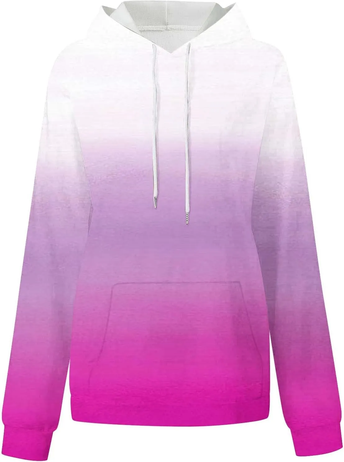 Womens Oversized Sweatshirts Tie Dye Hoodie Sweater Top 2023 Fashion Long Sleeve Pullover with Kangaroo Pockets