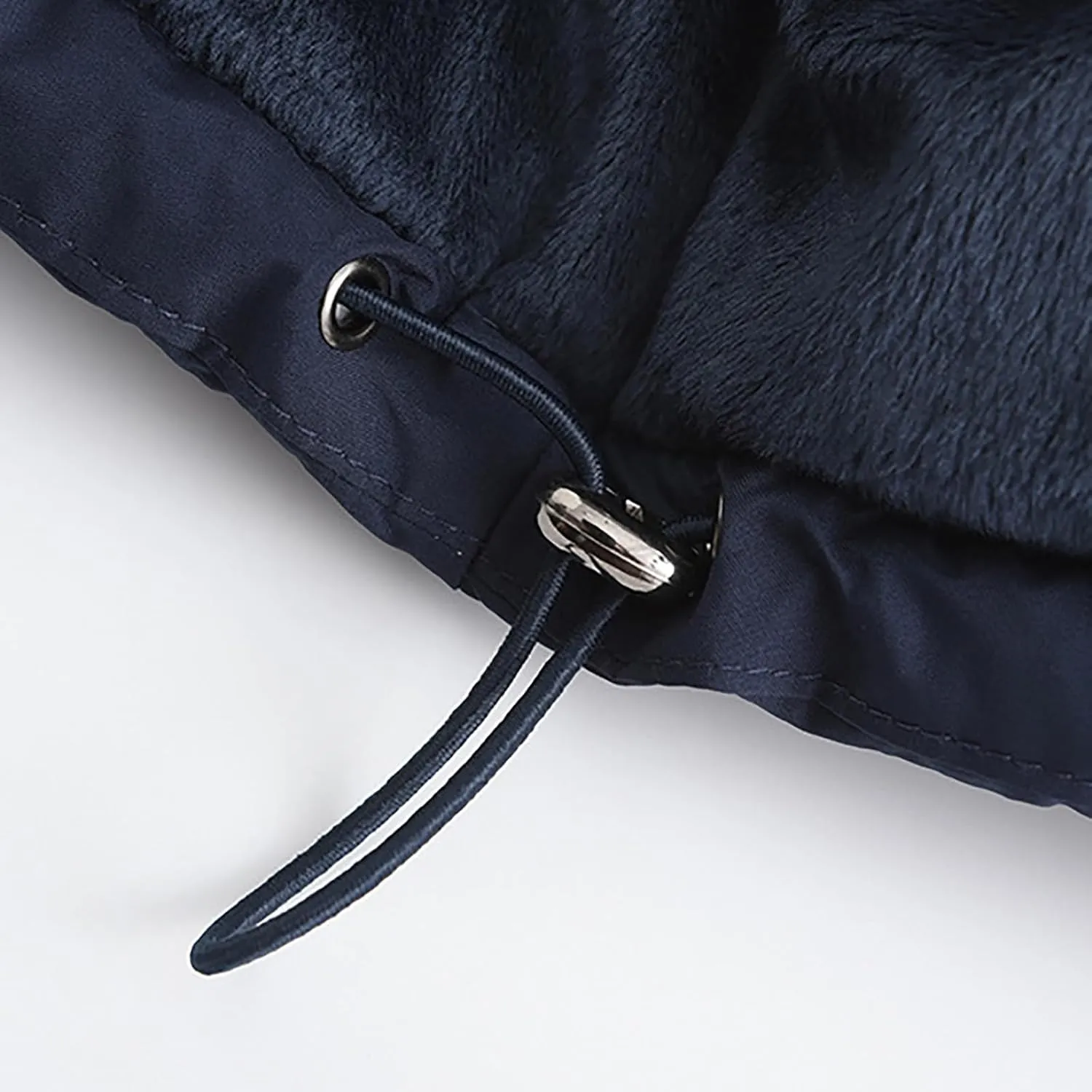 Women's Puffer Jacket Warm Thickened Zip Up Crop Down Jacket Quilted Parkas Faux Fur Removable Hood Outerwear Pockets