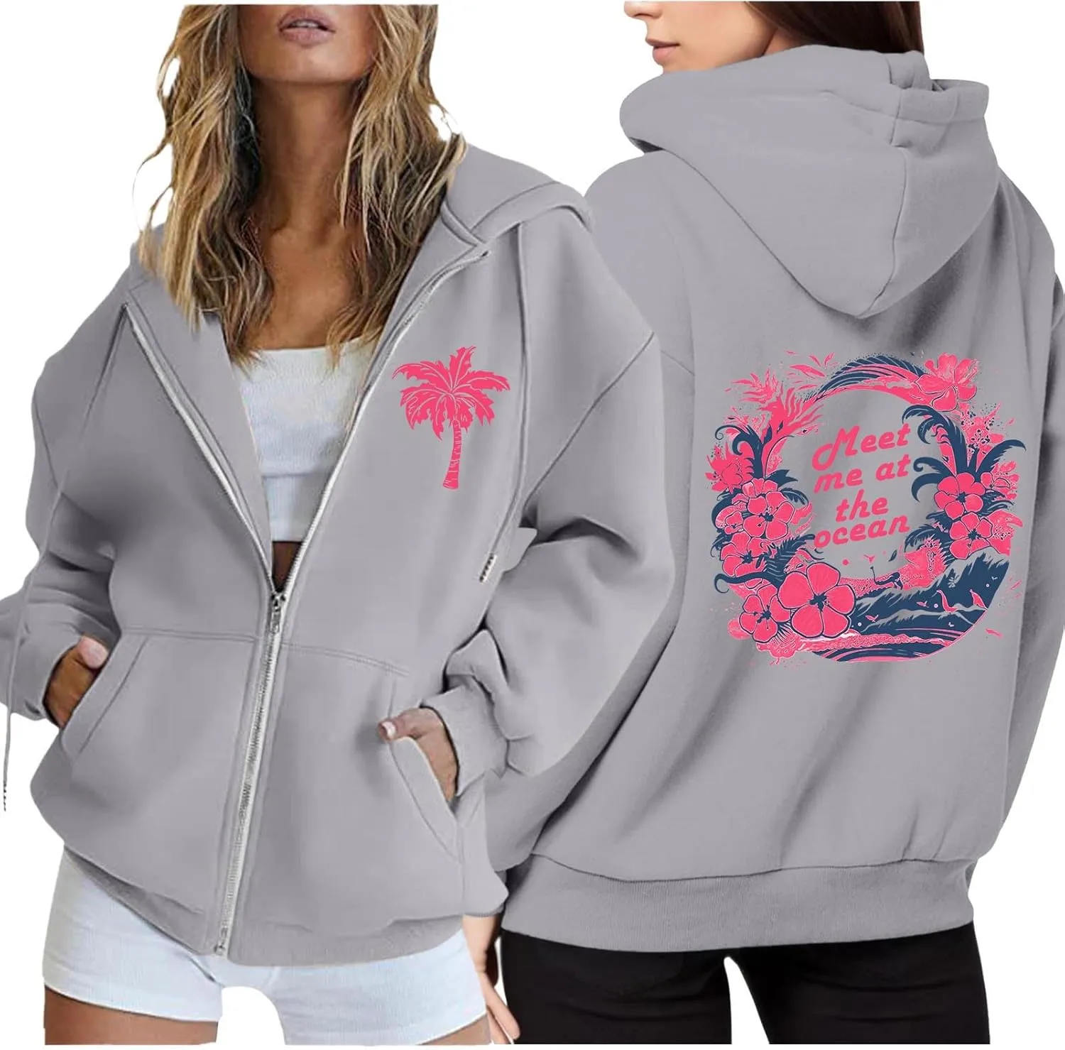 Womens Pullover Sweaters Womens Sweatshirt Oversized Sweatshirts Crewneck Long Sleeve Pullover Hoodies Size