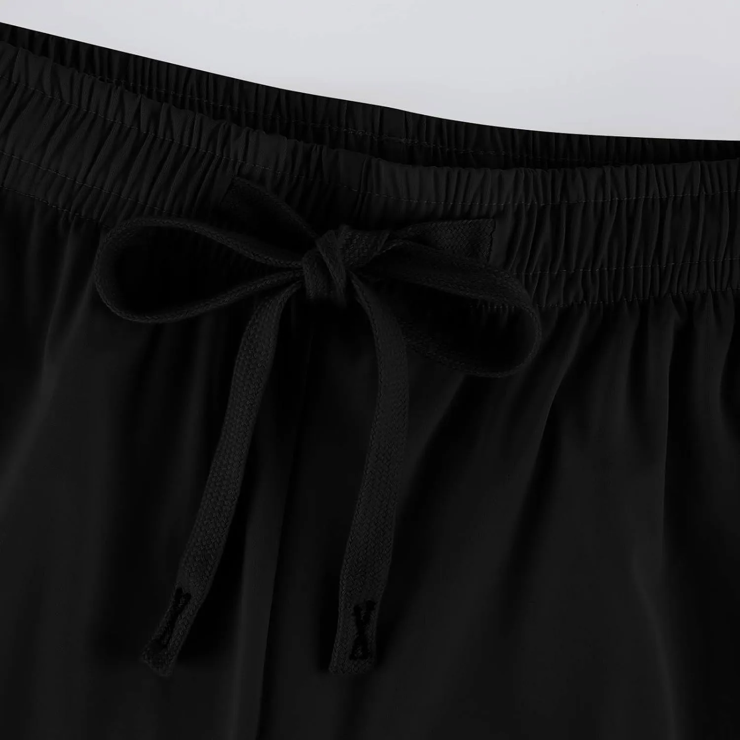Women's Quick-Drying Sweatpants Summer Ice Silk Trousers Breathable Sports Stretch Straight Pants with Pockets