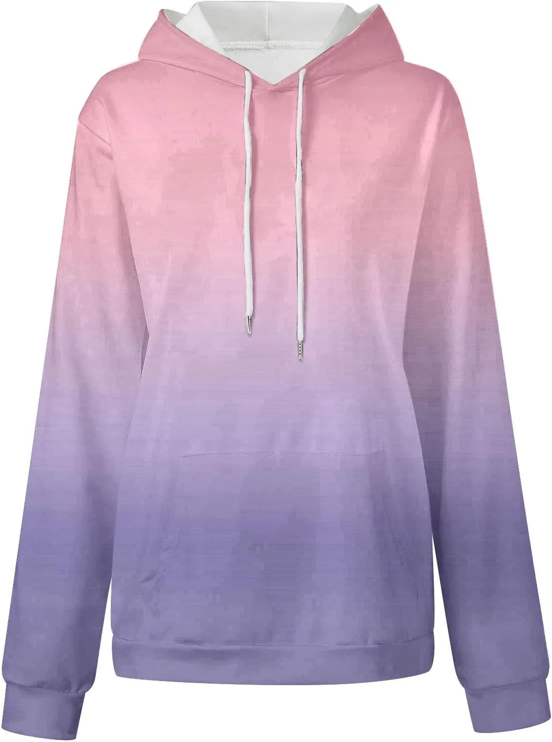 Womens Sweatshirts Hoodies Crewneck Oversized Pullover Sweaters Tie Dye Comfy Fall Outfits 2023 Y2k Clothes