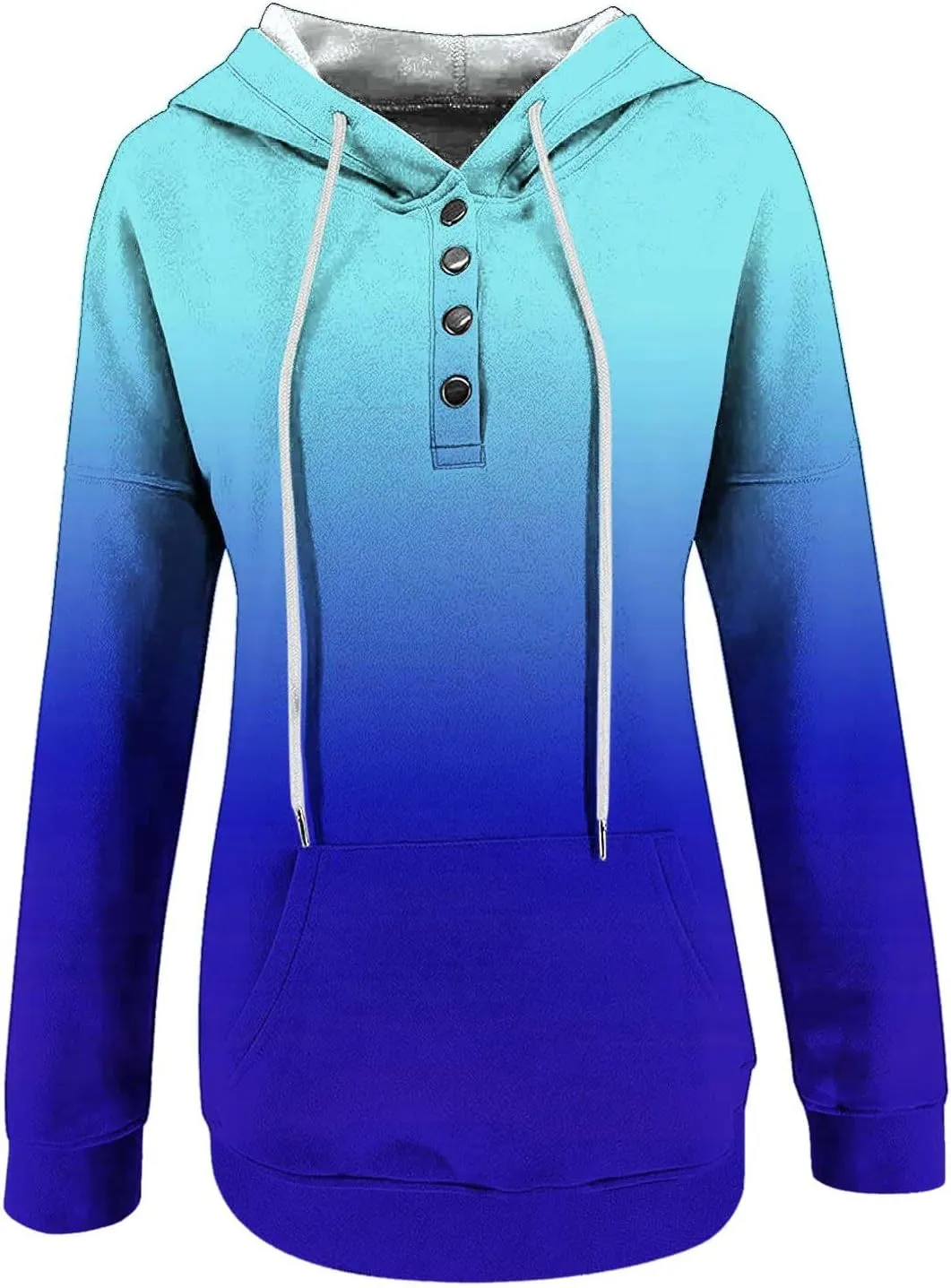 Womens Tie Dye Sweatshirts Drawstring Lightweight 2023 Fall Shirts Trendy Pullover Hoodies with Kangaroo Pockets