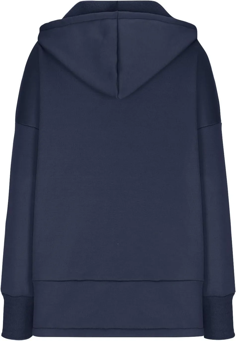 Womens Zip Up Hoodies Sweatshirts Fall Fashion Outfits 2024 Casual Long Sleeve Drawstring Loose Jackets with Pockets
