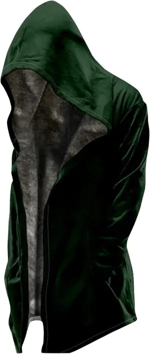 XIAXOGOOL Hoodies for Men Big Tall Heavyweight Fleece Sherpa Lined Sweatshirt Full Zip Hooded Jacket 2023 Winter Thick Coat