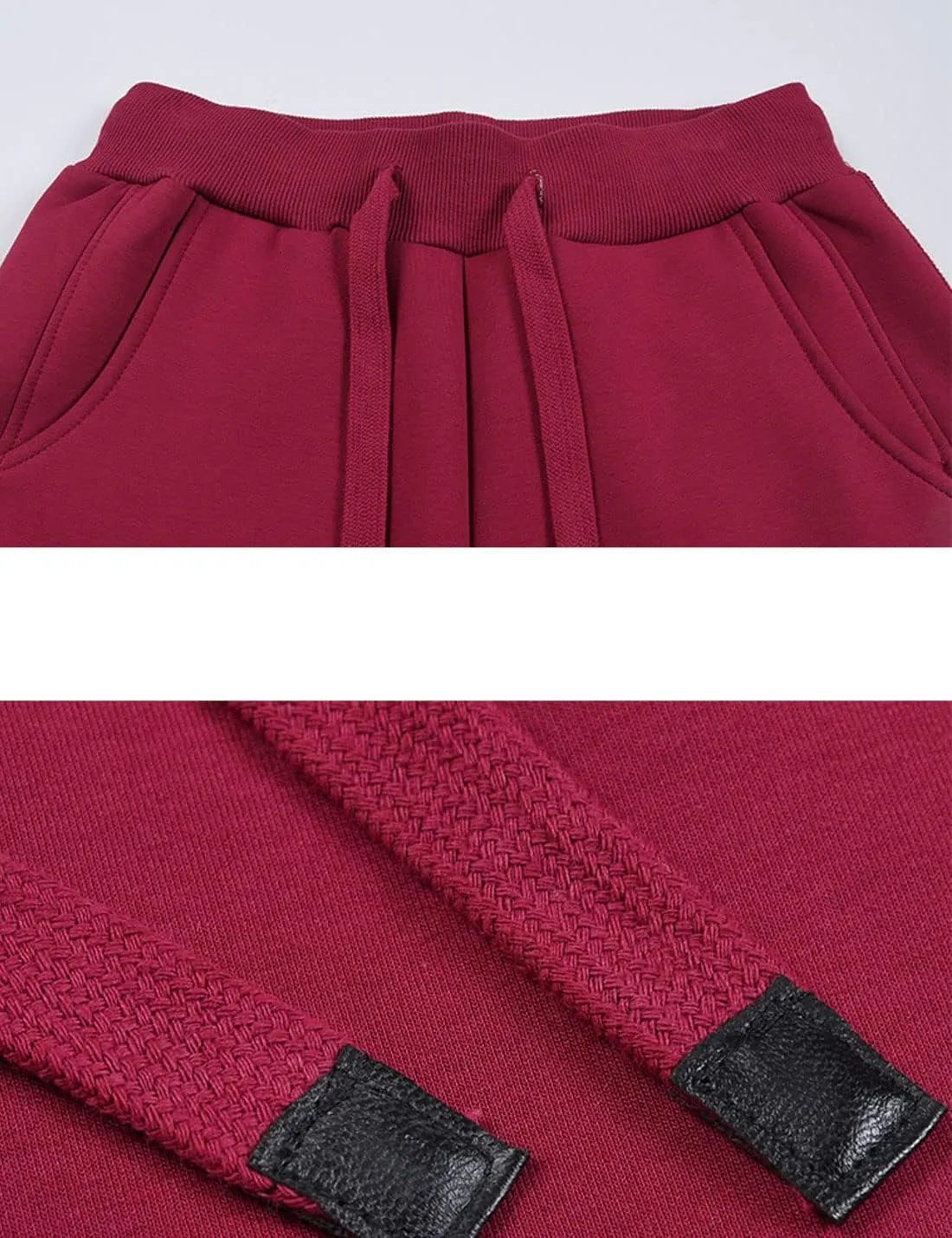 ZGZZ7 Women's Winter Thermal Sherpa-Lined Sweatpants Fleece Joggers Workout Active Pants