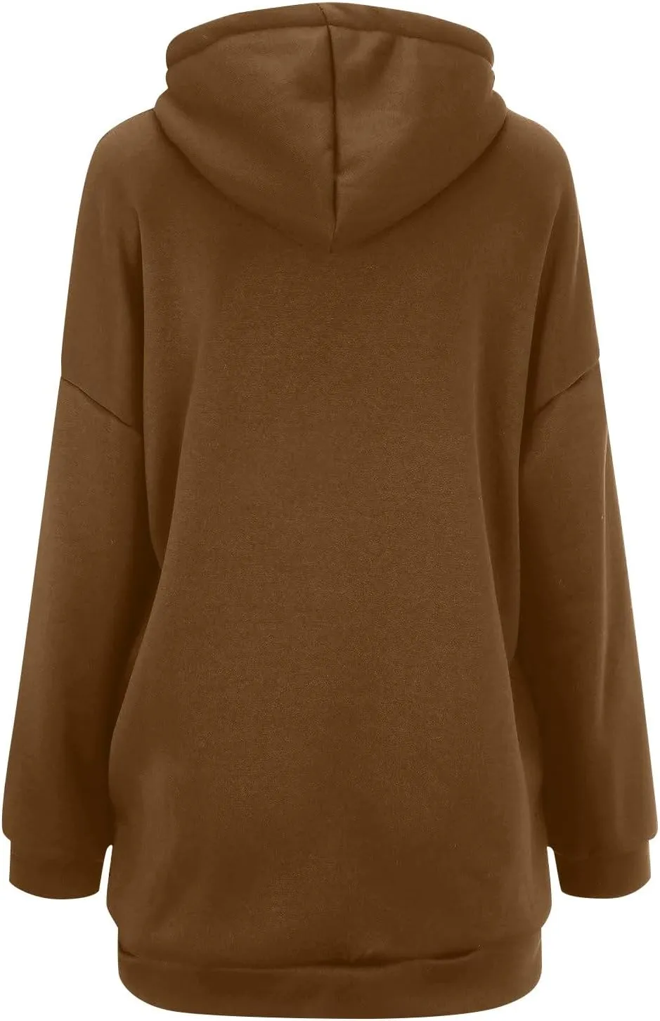 Zip Up Hoodie Women Fashion Tunic Hoodies Winter Fleece Pullover Hoodies 2024 Fall Long Jackets with Pockets